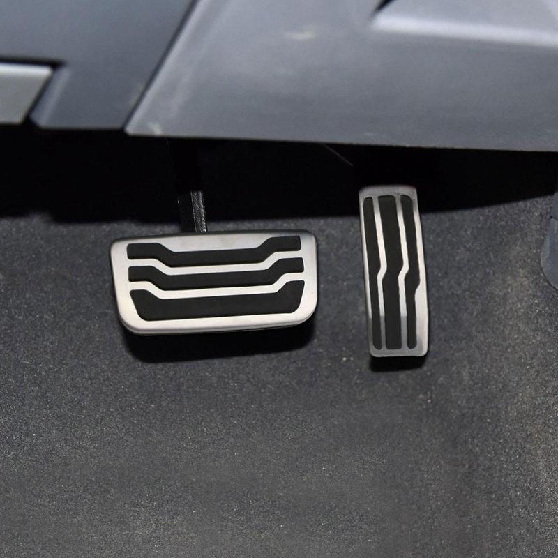For Ford Everest 2015- Ranger 2015- LHD Pedals Accelerator Gas Brake Foot Rest Pedal Cover Parts Interior Accessories