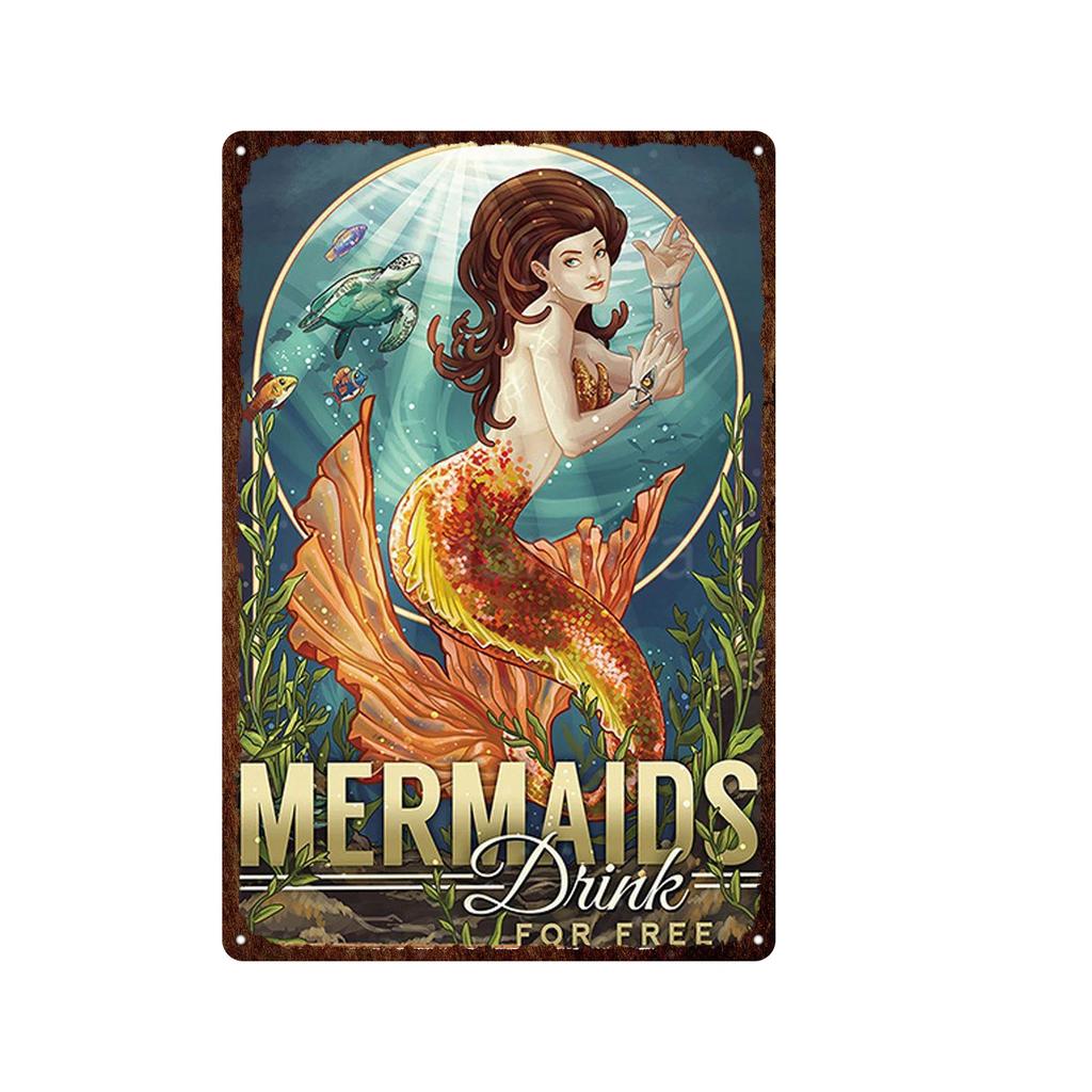 Жестяная картина Элегантная девушка пин-ап Ретро постеры Жестяная табличка Металлическая табличка Декор Стена Женский портрет Бар Паб Клуб Мужская пещера Картинки