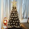 3D Glitter Projection Xmas Tree Lighting Snowflake Stars Party Decor New Christmas Tree Toppers