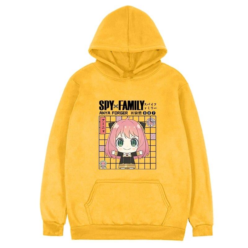 Толстовки для всей семьи в стиле аниме «Spy X», женские флисовые толстовки с капюшоном Anya Smug, женский пуловер, осенне-зимняя теплая спортивная одежда в стиле Харадзюку