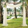 Wedding Arch Drape Chiffon Curtain Drapery Solid Color Tulle Drapery Draping Decoration for Weddings Ceremony Reception Banquets