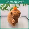 Adorable Cute Plush Capybara Bubble Blowing Keychain Soft Toy For Animal Lovers