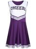 Family Set Cheerleader Costume Sleeveless Football Match Dress Cheerleading Team Cosplay Game Halloween Carnival Party Fancy