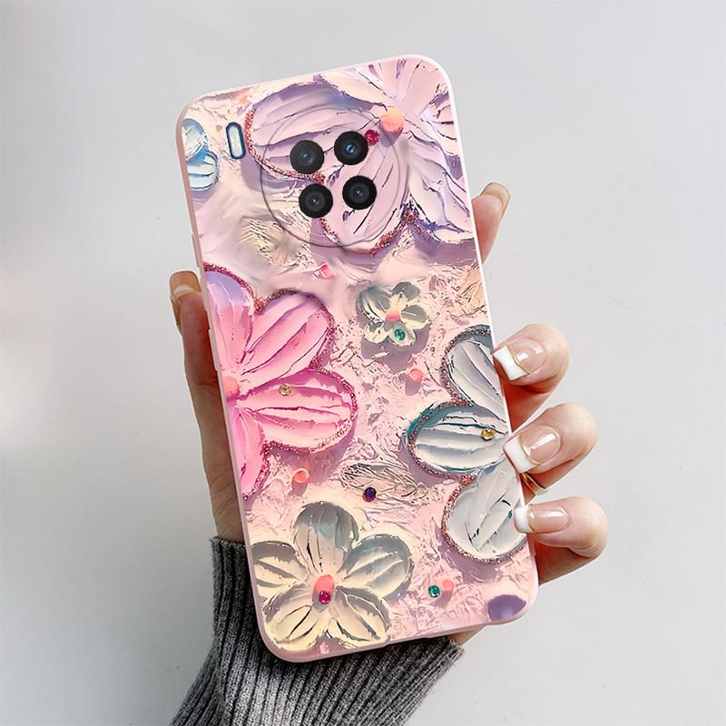Силиконовый чехол для Huawei Nova 8i Honor 50 Lite, чехол, милый мультяшный черный кот, мак, собака, мягкая задняя крышка из ТПУ для Honor 50Lite, Capa