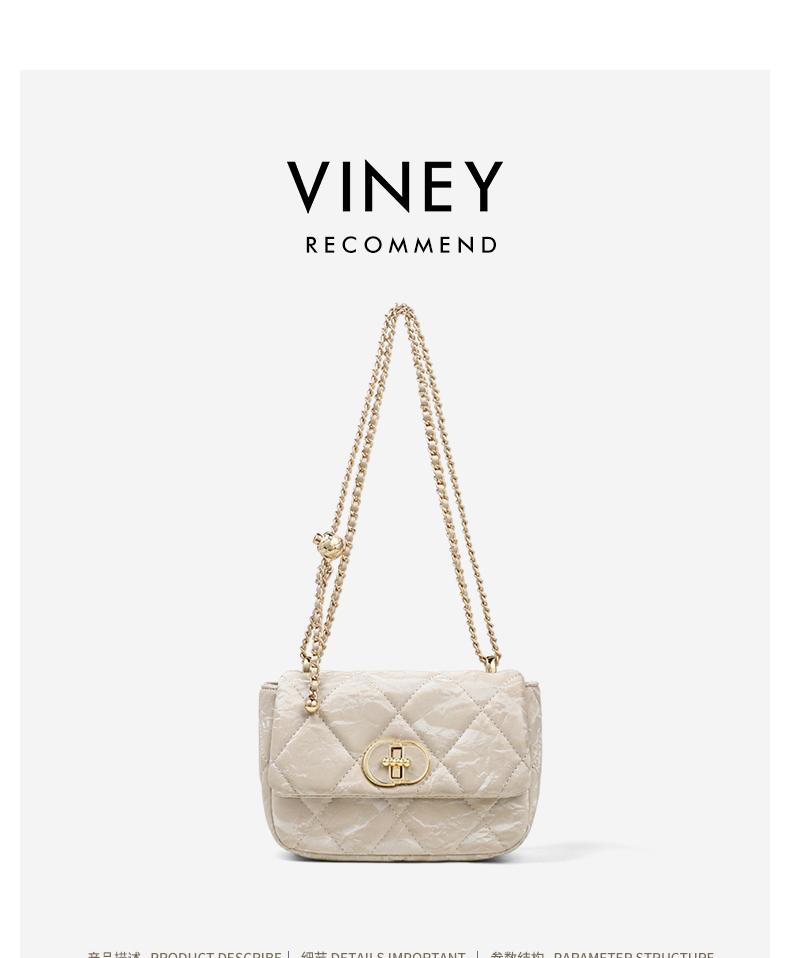 Viney Little Golden Ball Lingge Bag for Women