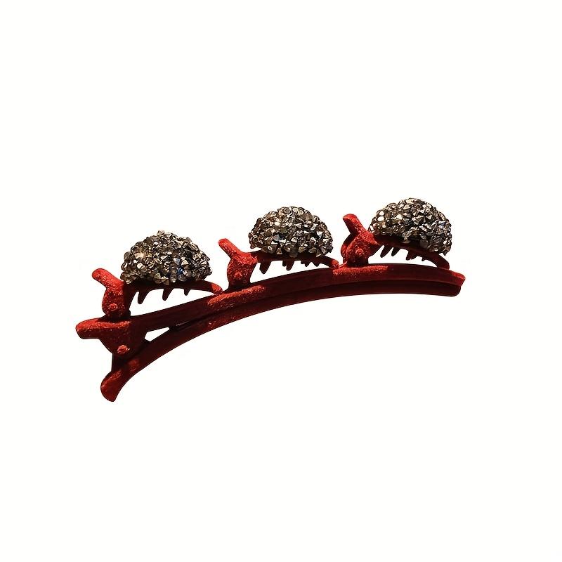 Fashionable Luxurious Rhinestone Side Clips Hair - Braiding Clips Side Bangs and Front - Forehead Broken - Hair Delicate