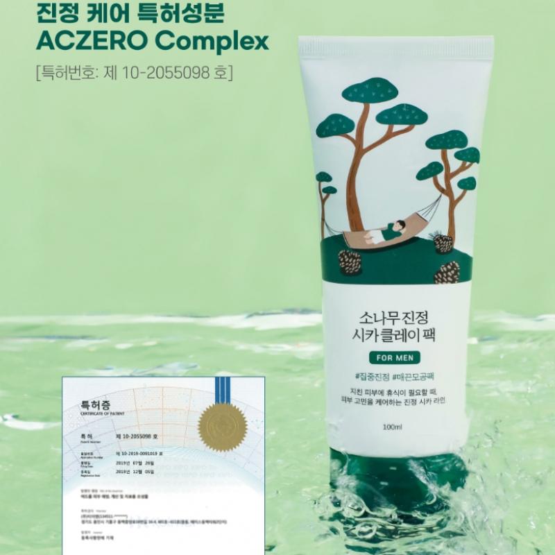 ROUND LAB Для мужчин Pine Soothing Cica Clay Pack 100 мл