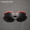 Kingseven Женские очки, элитные брендовые солнцезащитные очки с градиентными поляризационными линзами, круглые солнцезащитные очки-бабочки Óculos Feminino