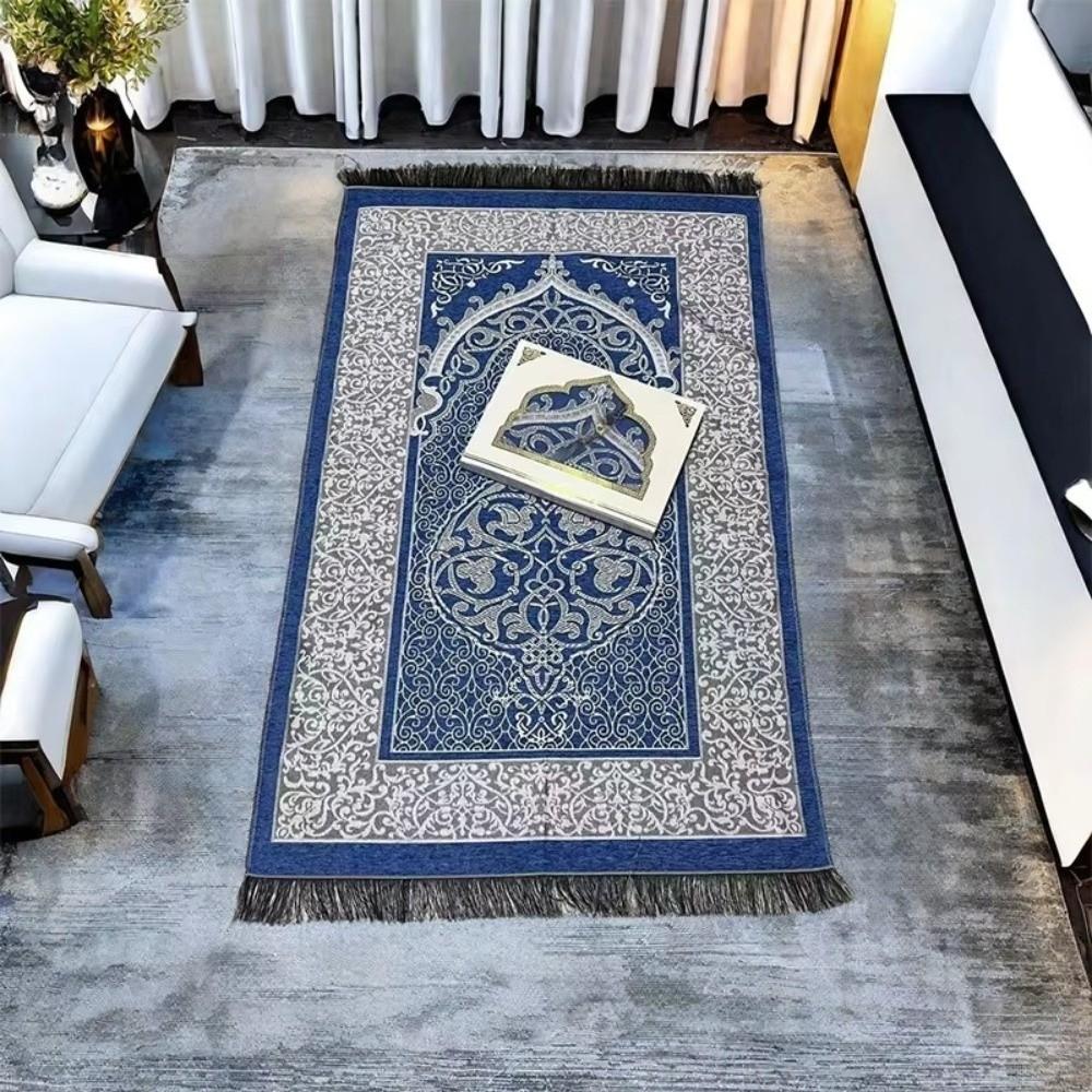 Нескользящий Набор Молитвенных Ковриков Прямоугольный Джанамаз Саджада Исламские Подарки Мусульманский Молитвенный Коврик Женщины Мужчины