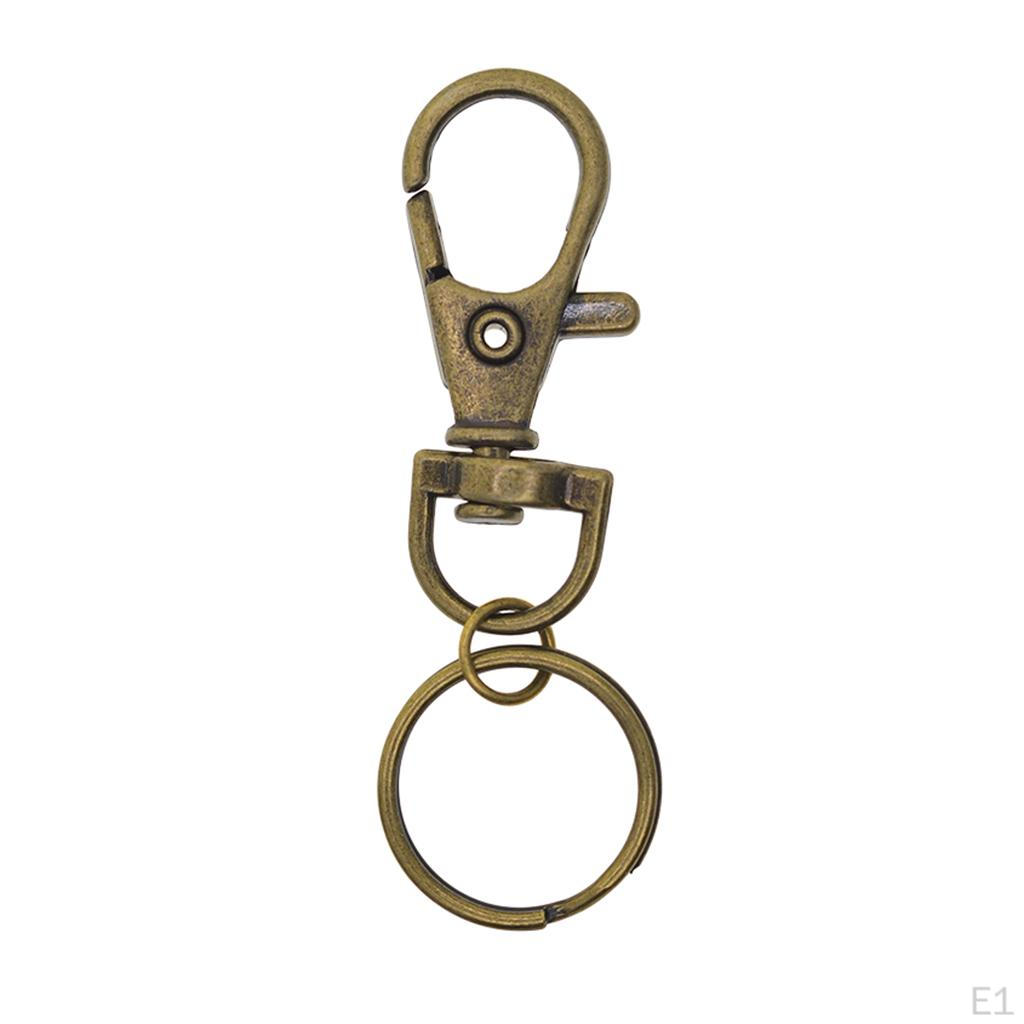 10 упаковок застежек, карабины для ремешков, застежка-когти омара с кольцом для ключей, поиск ювелирных изделий