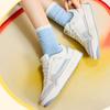 Anta C37 Series Soft Sole Comfortable Versatile Non-Slip Wear-Resistant Low-Top Skate Shoes Women Sneaker White Blue 922518006-2