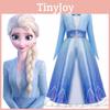 Элегантное платье Эльзы из мультфильма «Холодное сердце 2» для девочки, костюм принцессы Снежной королевы для косплея, для детей 3-10 лет