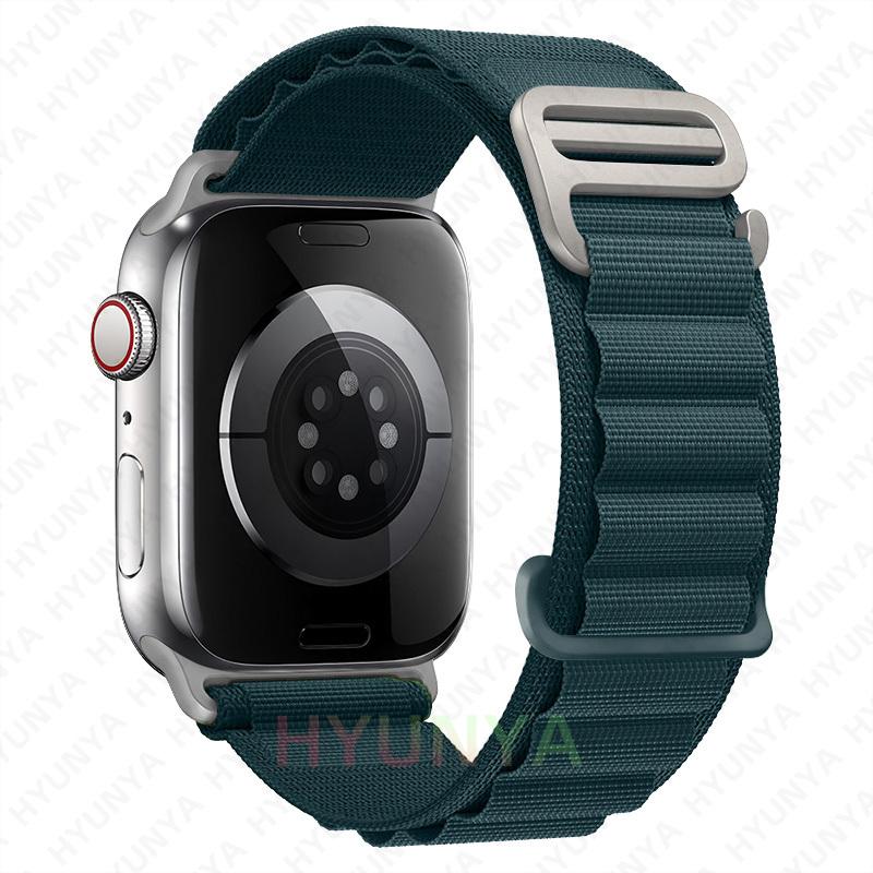 Альпийские ремешки для ремешков часов iWatch Серии 10 11 46мм 9 8 7 SE Ultra 2 3 49мм 44мм 45мм 40мм 41мм 42мм Браслет для часов
