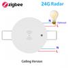 Tuya Zigbee/WIFI Детектор присутствия человека Умный датчик человеческого тела 24 ГГц Радар миллиметровых волн Микроволновый датчик движения Обнаружение интенсивности 2mqtt