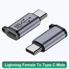 USB C To Lighning Adapter USB C Cable To IOS Fast Charging Connector Lighning Male To Type C Female Converter For iPhone