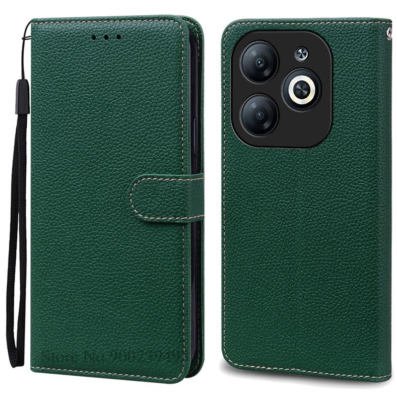 Для Infinix Smart 8 / Smart 8 Pro Чехол-кошелек кожаный флип-чехол для Infinix Smart 8 Чехол 8 Plus X6525 X6525D X6525B Чехол для телефона