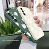 Нежный чехол-ромашка для Samsung Galaxy A37 A57 Жидкий силиконовый чехол