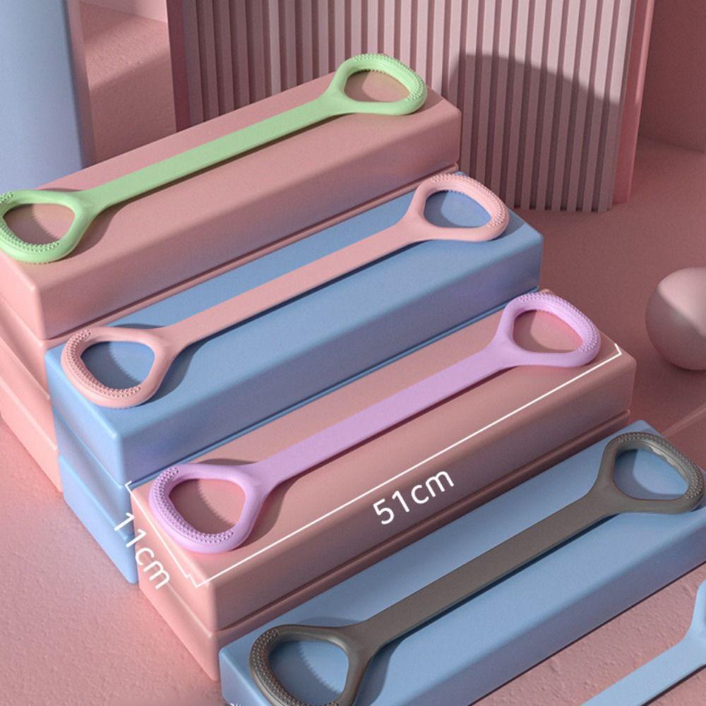 Muscle Stretching Yoga Elastic Band Tensile Tape Fitness Resistance Bands  Yoga