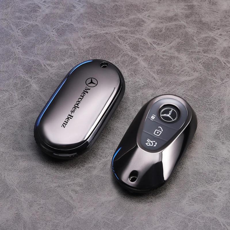 RPO5 Car Key Fob Cover Case Keychain Holder For Mercedes Benz Accessories A200 C180 C200 C300 GLA250 GLC300 GLE400 GLE500