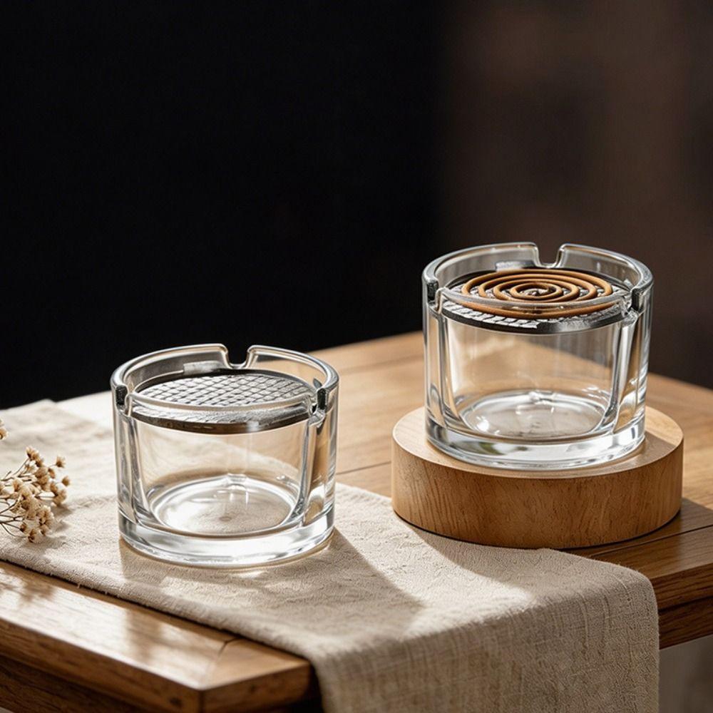 Creative Incense Burner Glass Fragrance Censer Craft Ornament Aromatherapy Stove Indoor