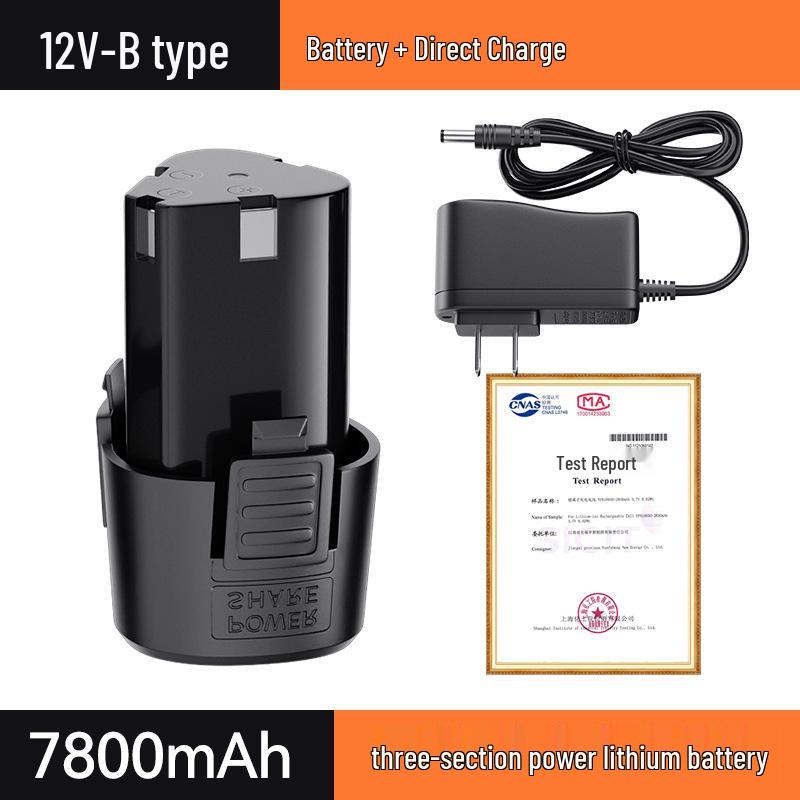 Беспроводная литиевая дрель 12В/16.8В с зарядным устройством и функцией шуруповерта