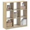 VidaXL Bookcase Sonoma Oak 102x32x108 Cm Engineered Wood 3307839
