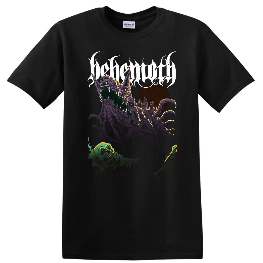 Behemoth Black Metal T Shirt Demon Dragon Beast Graphic Tee