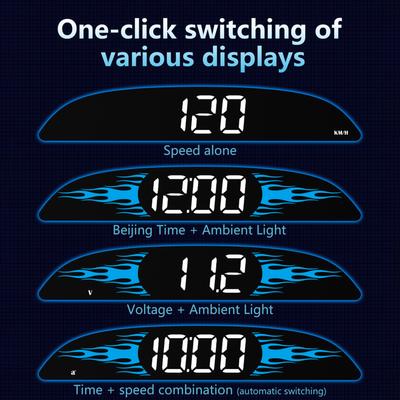 Новый автомобильный спидометр OBD HUD, проекционный дисплей B2, многофункциональный автомобильный диагностический детектор, спидометр