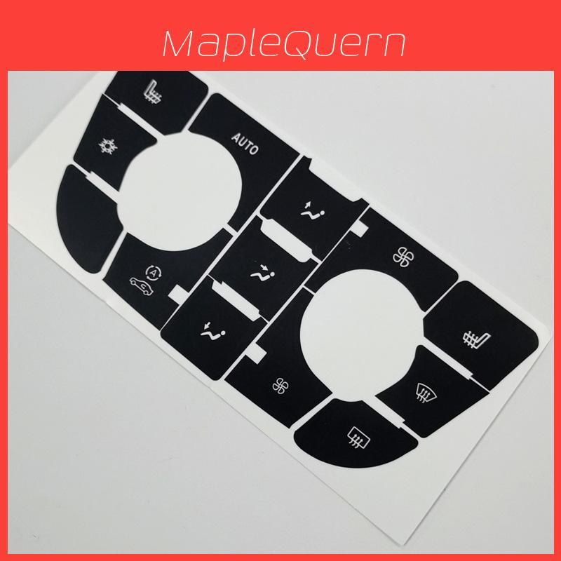 For Opel Astra J Air Conditioning Control Button Repair Sticker Pvc Adhesive Black Car Body Decal