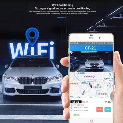 Мини-автомобильный трекер GF 09 19 20 21 22 Магнитный автомобильный GPS-локатор Устройство отслеживания с защитой от потери записи Может управлять голосом по телефону Wi-Fi LBS