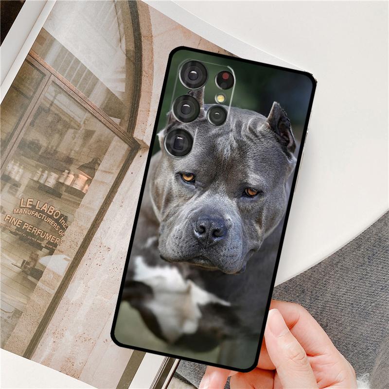 Чехол для телефона с собакой Питбуль Питбуль для Samsung Galaxy S24 Ultra S9 S10 S20 S22 S21 Plus S23 FE S25 Ultra Полное покрытие