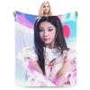 W-Wonhees-S Super Real Me  Plush Blanket Child  Flannel Throw Blanket  Soft Warm Custom DIY Quality Bedspread Gift Idea