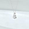 Stylish Fashion Necklaces Christmas Tree Pendant Necklace Neck Jewelry Alloy Material Suitable for Fashionable Lover