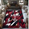 Фланелевый ковер с принтом AC Milan, нескользящий, мягкий, из полиэстера, для пола, декоративный коврик для спальни, гостиной, дивана, игровой комнаты, домашний декор