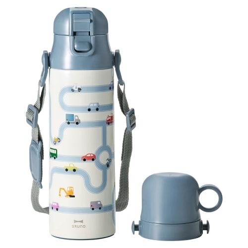 BRUNO Light 2-Way Kids' Water Bottle, BHK255, Car Blue