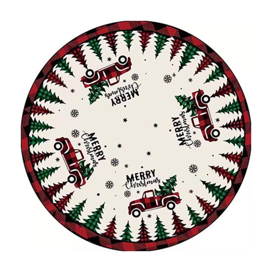 36-дюймовая юбка для рождественской елки, милый снеговик/гном, деревенская юбка для рождественской елки, зимний праздничный коврик для елки для украшения дома в помещении и на улице