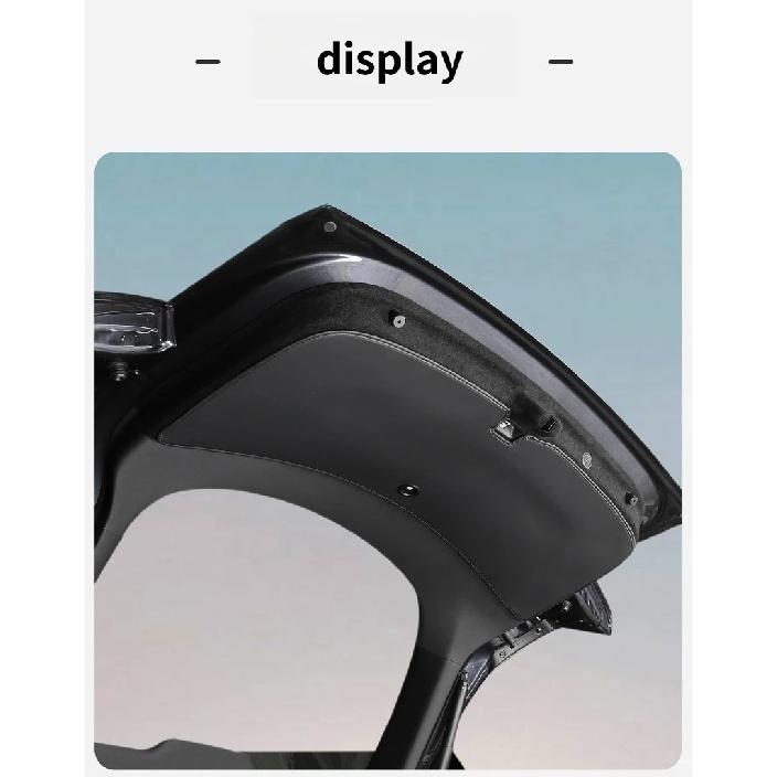 For Tesla Model Y Juniper Model 3 Highland Trunk Tailgate Protection Pad Rear Trunk Door PU Leather Anti Fouling Protection Pad
