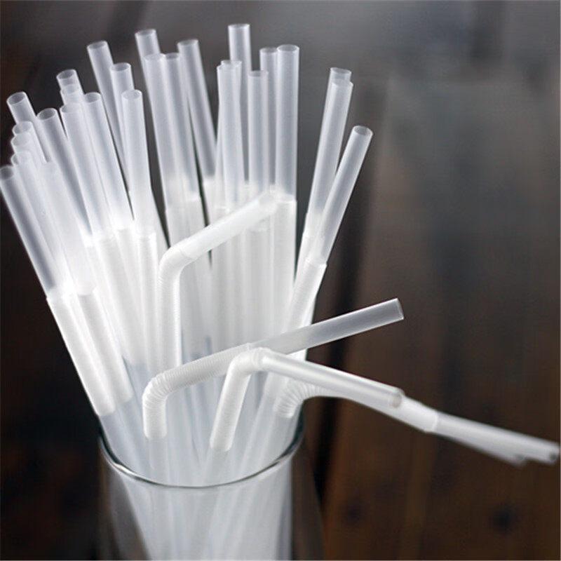 Colorful Artistic Bendy Disposable Plastic Straws