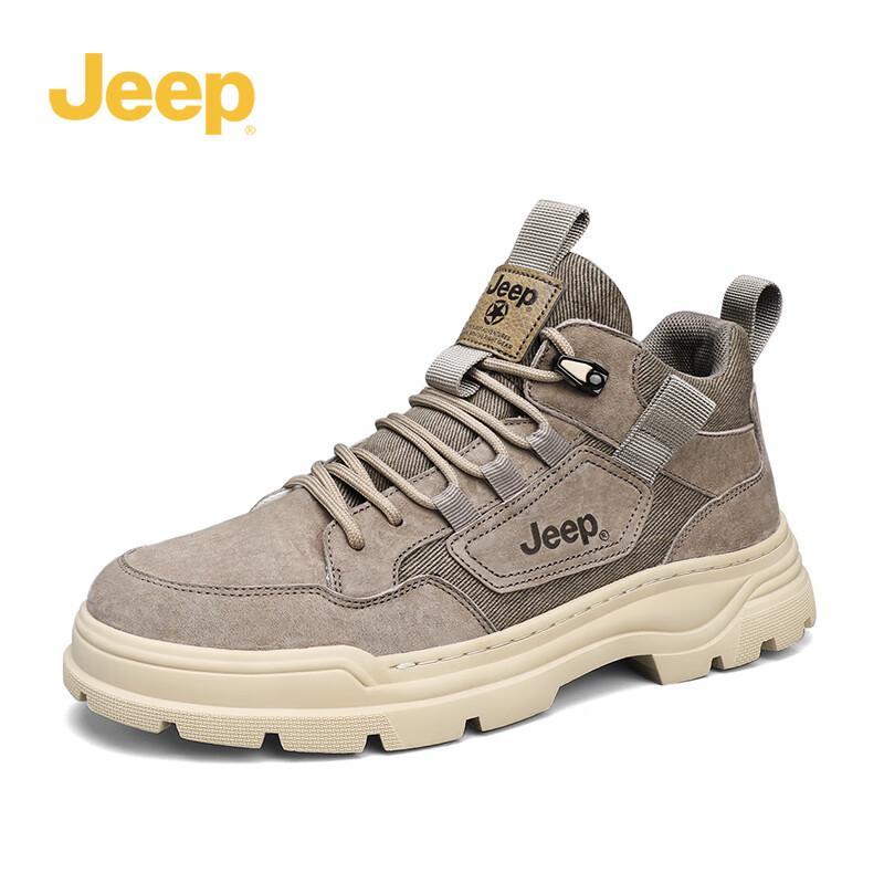 Jeep Мужские повседневные уличные ботинки средней высоты