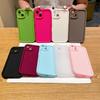 Pure Color Soft Phone Case For iPhone 15 14 Pro Max 13 12 11 Shockproof Slim TPU Clear Cover With Aroma