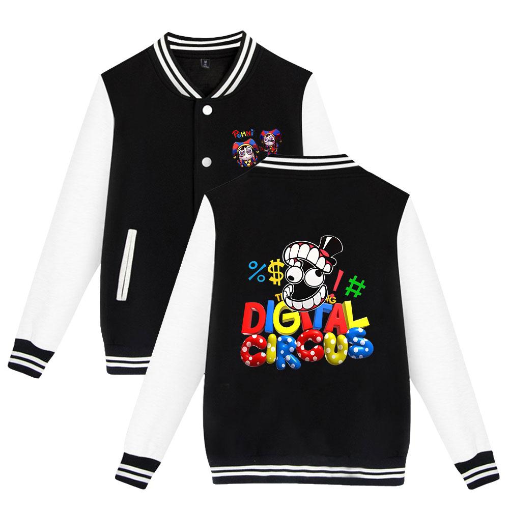 Fashion The Amazing Digital Circus Baseball Jacket Men Women Hip Hop Harajuku Jackets Streetwear Kids Boys Girls Loose College Coats