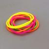 10 Pcs Fluorescent Silicone Bracelets, Fashionable Twisted Bracelets with Multi-color Elasticity for Sports