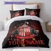 Sunderland A.F Custom Name Pattern Bedding,Quilt Set Quilt Cover Pillowcase Home Birthday Gift(1 * duvet cover + 2 * pillowcase, without core)