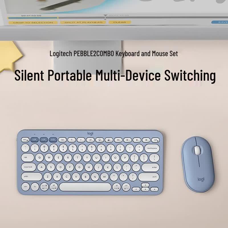 Logitech PEBBLE 2 COMBO Wireless Keyboard & Mouse Set