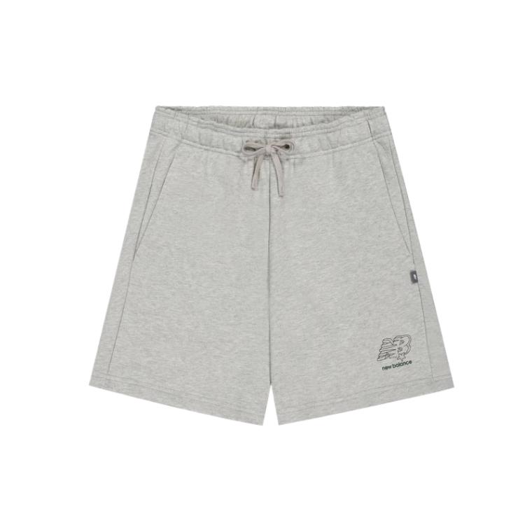 New Balance Повседневные шорты мужские серые AMS52389-GHM