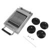 Commercial Vegetable Cutter Stainless Steel Anti Slip Manual Food Cutter with 4 Suction Cup for