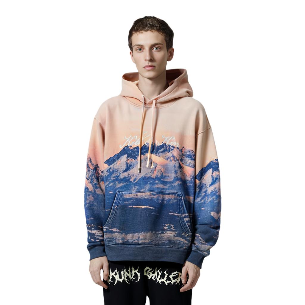 Kith Sunset Summit Nelson Hoodie Citrine Men Tops Multi-Color KHM031923-804