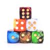 10 шт./компл., игральные кости с круглыми углами, 6-сторонние кости диаметром 16 мм, игральные настольные игры