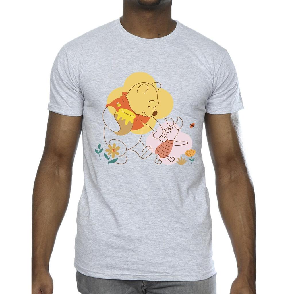 Disney Mens Winnie The Pooh Piglet T-Shirt