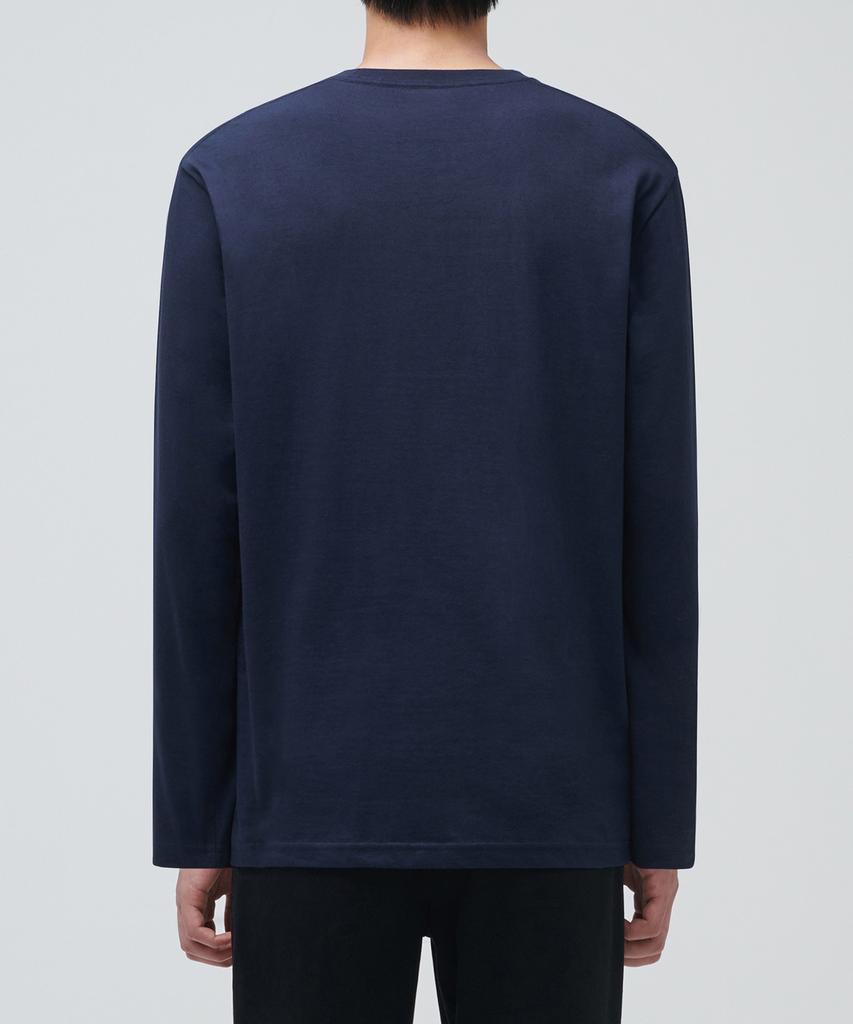 MUSINSA STANDARD Basic Long Sleeve T-Shirt [Navy]